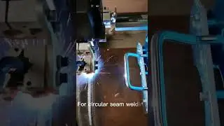 Welding equipment for round pipe,with wiggler