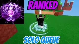 So I Solo Queued Ranked On Mobile | Roblox Bedwars