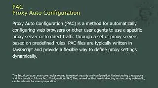 PAC - Proxy Auto Configuration