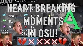 Osu! Heart Breaking Fails