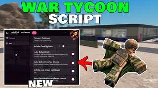 War Tycoon Script [No Key] AutoFarm,AutoBuild,AutoCollect,INF Cash