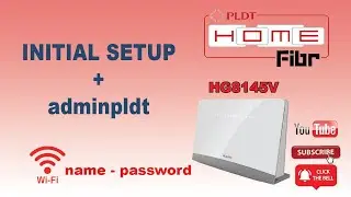 PLDT Home Fiber Initial Setup - HG8145V