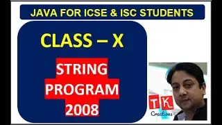 Class X - String Program Year 2008