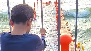 Ernakulam’s First Floating Bridge, 1st Floating Bridge, #trending #amazing