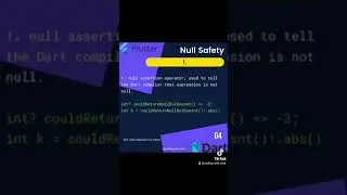 Flutter Tuesday Tips - operators related to null-safety 