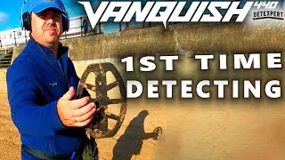 Minelab Vanquish - 440 First Beach Metal Detecting