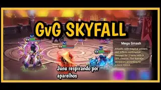 GvG (SkyFall) - LUTAS DIFÍCEIS contra uma das TOP GUILDS GLOBAIS!