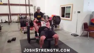 Jeremy Hoornstra, Bench Press Training 031717