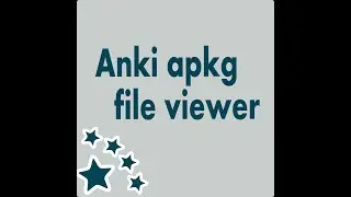 Anki apkg file Viewer