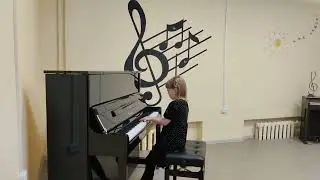 Виноградова Полина. 1. И.С. Бах Полонез 2. В. Коровицын "Два клоуна"