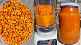 ОБЛЕПИХОВОЕ ВАРЕНЬЕ На Зиму! рецепт без варки и с варкой / Sea buckthorn jam