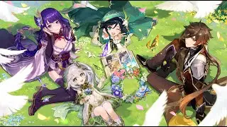 Venti Zhongli Raiden Nahida & Keqing Hyperbloom | Genshin Impact Spiral Abyss 3.1