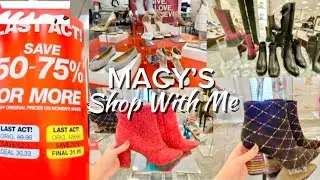MACY’S DESIGNER BOOTS & SHOES SALE 50%-75% SHOP WITH ME