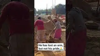 Brave Construction Worker #civilsiteengineer #construction #civiltutorials