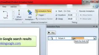 1.Powerpoint animation video tutorial (1): how to use motion path, multiple animation on an object