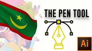 إعادة تصميم الشعار باستخدام أداة القلم - Redesign logo using Pen Tool.