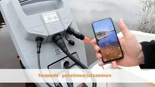 Torqeedo - puhelimen lataaminen