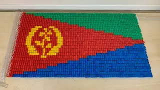 African Flags in Dominoes Part 1/3 (North) | 20,000 Dominoes