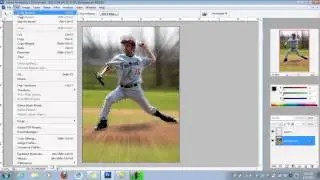 Create a silhouette from a photo using Quick select tool