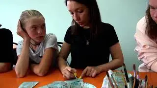 мастер-класс по росписи по камню. Мастер Наталья Петрова