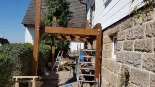 Projekt: Anstellbalkon in Holzbauweise - Balkon Holz Bausatz