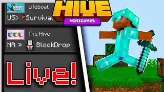 1v1'ing Members ALL Day on Hive Treasure Wars and BRIDGE