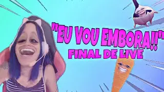 Cuidado! Final de Live bizarro. EU VOU EMBORA.