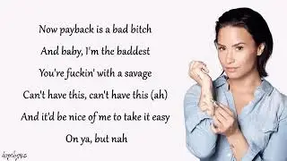 Sorry Not Sorry   Demi Lovato Lyrics