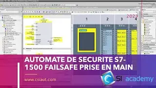 AUTOMATES DE SECURITE SIEMENS S7-1500 FAIL SAFE – PRISE EN MAIN
