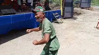 Cucak Rowo Bersama Paguyuban Kesenian Jaranan Lintas Jaya Muarobungo (Hansip Samuji)