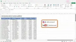Shortcuts of Microsoft Excel - Insert Columns using keyboard shortcuts. (Video_1)