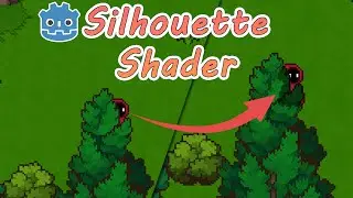 Silhouette shader in Godot 4.4 (+ Source Code)