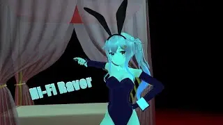 MMD 春雨改二バニーガール Hi Fi Raver