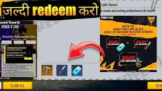 Free Fire New Rocky Pet Redeem Code || FF Redeem Code Today