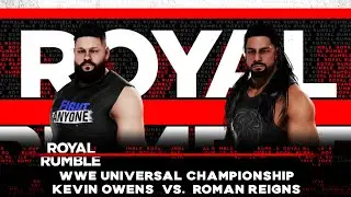 WWE2k20. Прогнозы Royal Rumble'21: Last Man Standing. Roman Reigns(c) vs. Kevin Owens