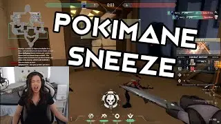 Pokimane Sneeze│Valorant BEST PLAYS and FUNNY MOMENTS #11
