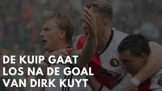 • Amazing crowd reaction after Dirk Kuyt's goal by Feyenoord fans