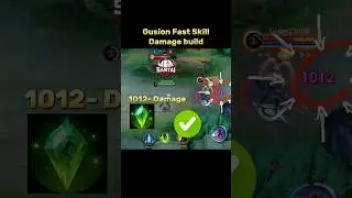 Gusion Fast Skill Damage Build Tutorial Mobile legends 