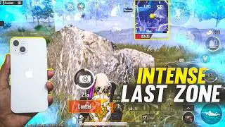 I'm outside Last Zone🥺 Can I Win?🤔 No Commentary BGMI Gameplay on iPhone 13 BGMI GAMEPLAY Test 2024