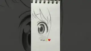 Easiest way to draw anime eye!!🔥 
