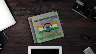 Photoshop Mondays #23: Creating a Square Republic Day Card Design in Photoshop!