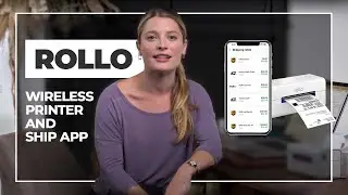 Rollo Wireless Printer and Rollo Ship App