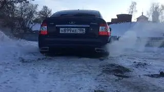 Выхлоп НА ПРИОРУ!ЗВУК ШИКАРЕН!