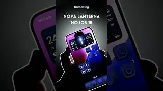 🔦Nova LANTERNA do iOS 18 #iPhone #apple #ios18 #onloading