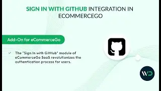 Adding Sign in with GitHub Add-On | Complete Tutorial | eCommerceGo SaaS