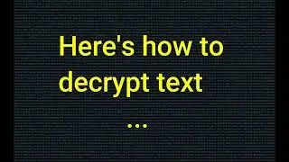 text encryption software (how to use)