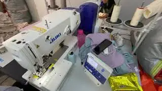 FULL AUTOMATIC BUTTON HOLE AND BUTTON SEWING