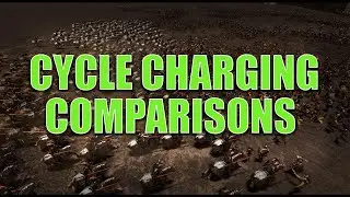 Cycle Charging - A Comparison Video: Total War Warhammer 2