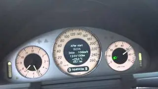 BENZ(벤츠) W211 E350 TOP SPEED(최고속)