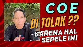 Hal sepele bisa membuat COE di tolak | visa engineering